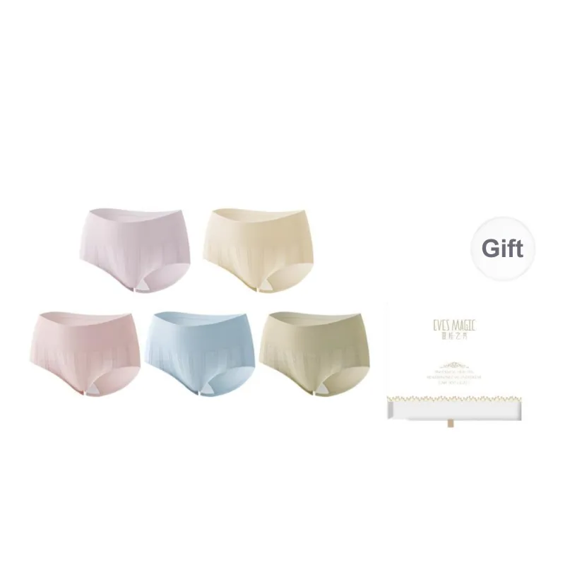 XIA.WA.ZHI.XIU Underpants Women's Shopping Bag 5 Pack-35