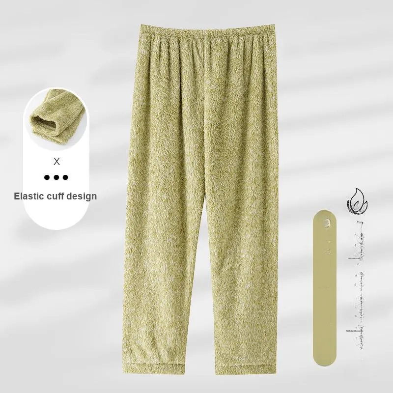 MADALLO Pajama Pants Women's Yellow Green-1