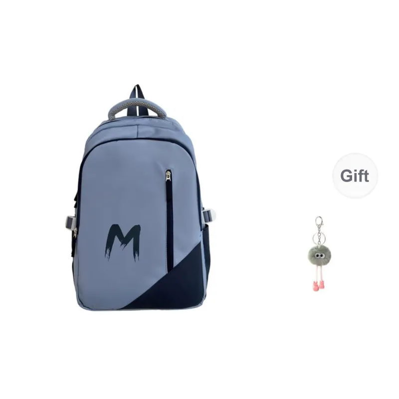 KAMLUI Polyester Backpack Regular Unisex Black/Jasper/Light Blue-14
