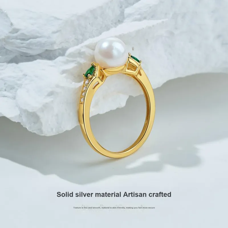 ME LUXE Pearl Rings Women's-4
