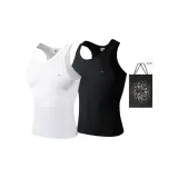 Slim Fit 2 Pack (White+Black) 2 Pcs, Easy to Wash!