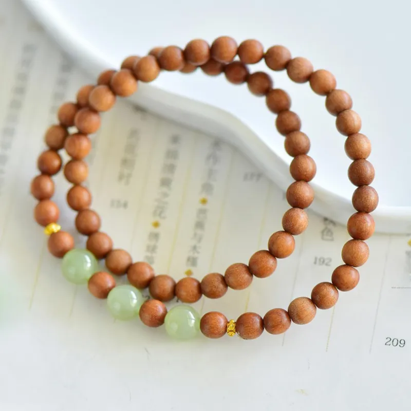 LAOMIAO Hetian Jade Bracelets Green Jade Women's-3
