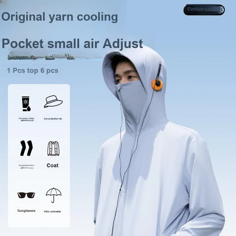 Tonlion Sun Protection Clothing Unisex-27