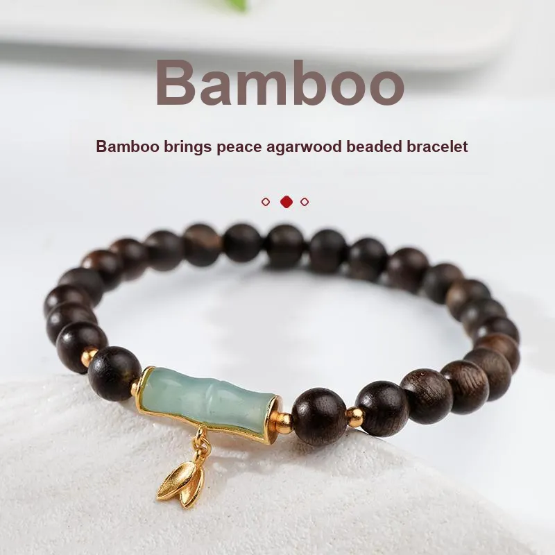 MUSHENGYUAN Fragrance Agarwood Bracelets Women's-5