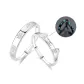 Cat Paw Couple Rings-S999 Fine Silver