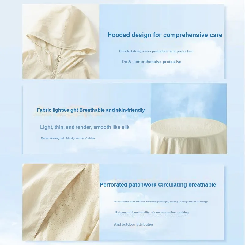 Tonlion Sun Protection Clothing Unisex-21