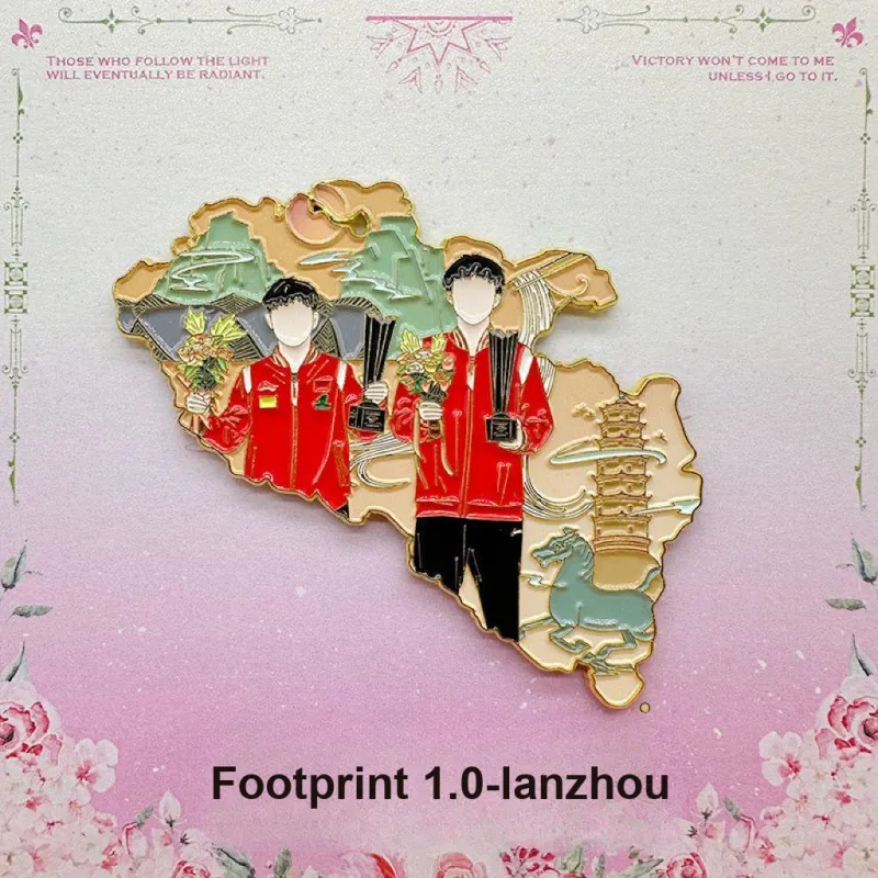 FEIERDUN Table Tennis Souvenirs Badges Unisex-13
