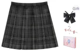 Carbon Pen Plaid Skirt