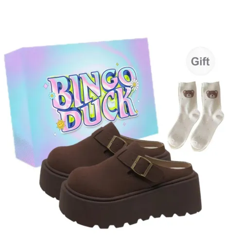 BINGO DUCK Slip Resistant Wrap toe Slippers Women's