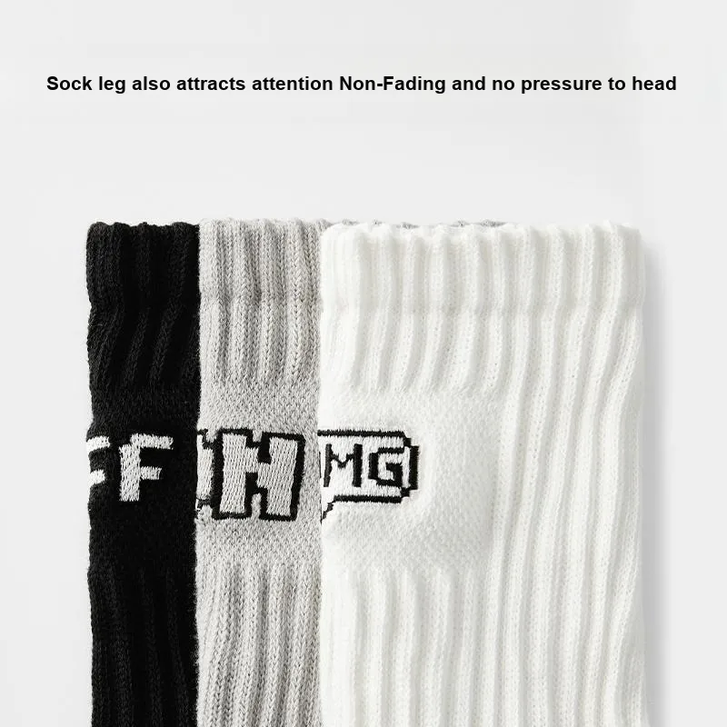 Primeet Mid Calf Socks Unisex Combo Set-19