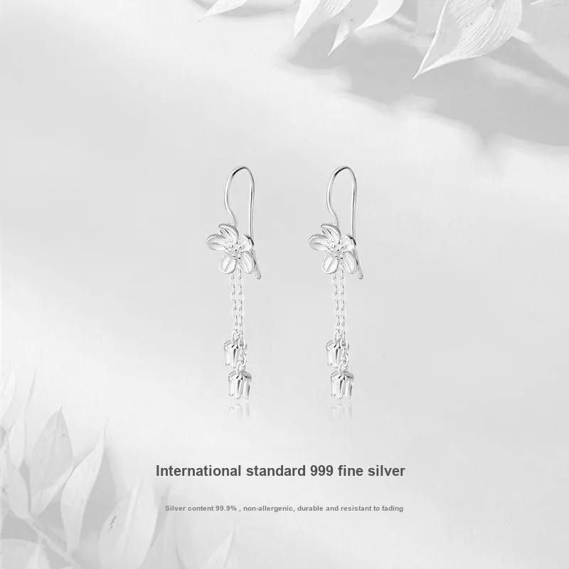 JUICY GRAPE S999 Fine Silver Earrings Women's-2