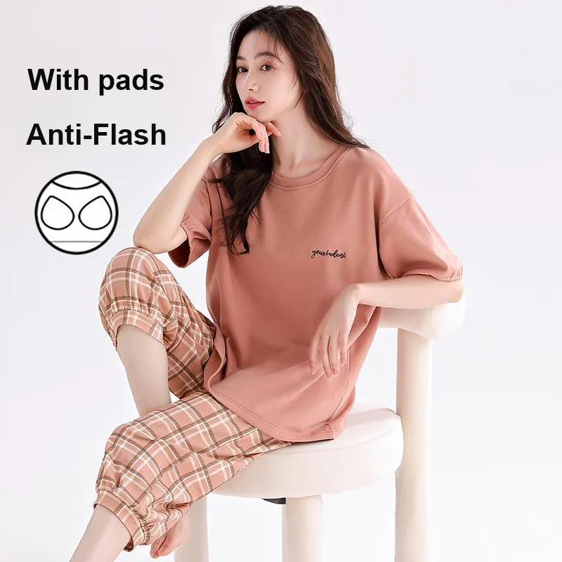 FENTENGCARE Pajama Set Women's 2 Pack-4