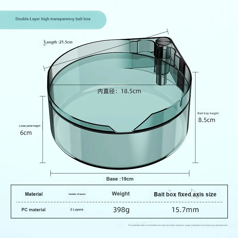 Yuzhiyuan Double Layer High Transparency Bait Tray-1