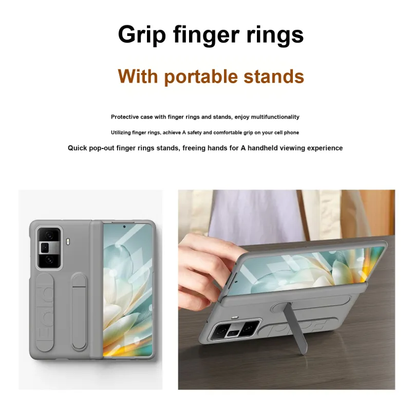 YINZHESHAN PC Material Upright Wrist Strap Holder Phone Cases Compatibility Honor Magic VS 3-5