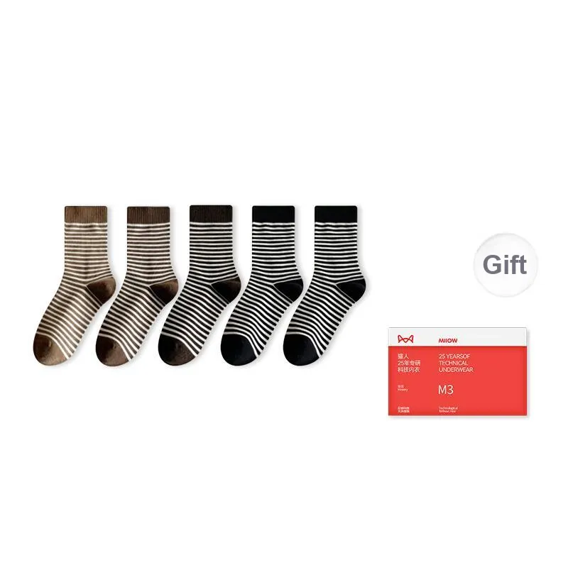 MIIOW Trend Party Series Mid Calf Socks Women's Combo Set-13