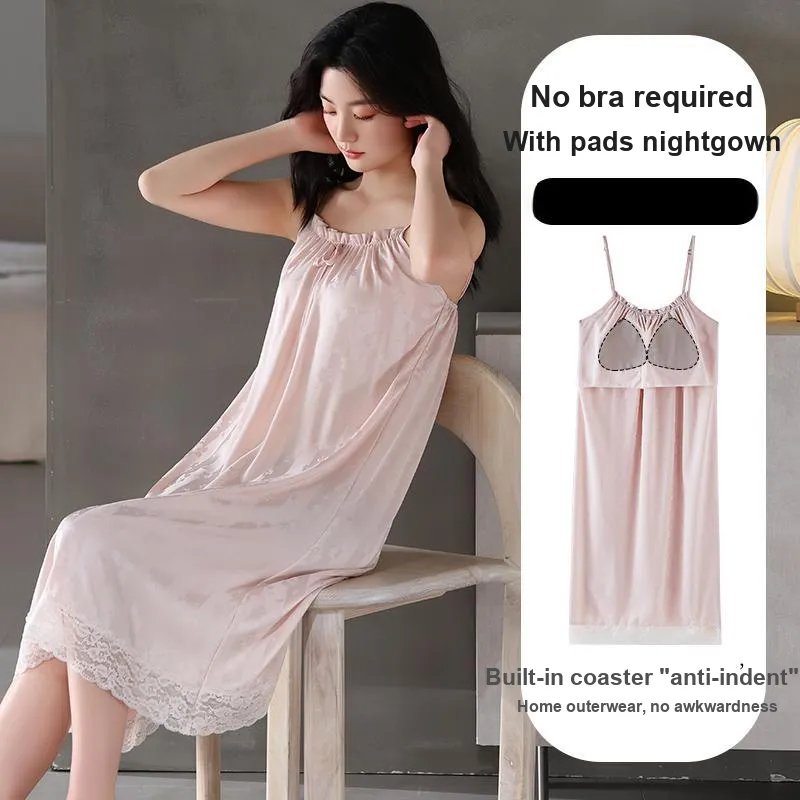 MADALLO Nightgown Women's Light Pink-4