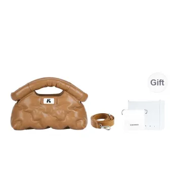 Karkki Lambskin Commute Vacation Travel Clutch Crossbody Bag Women's White