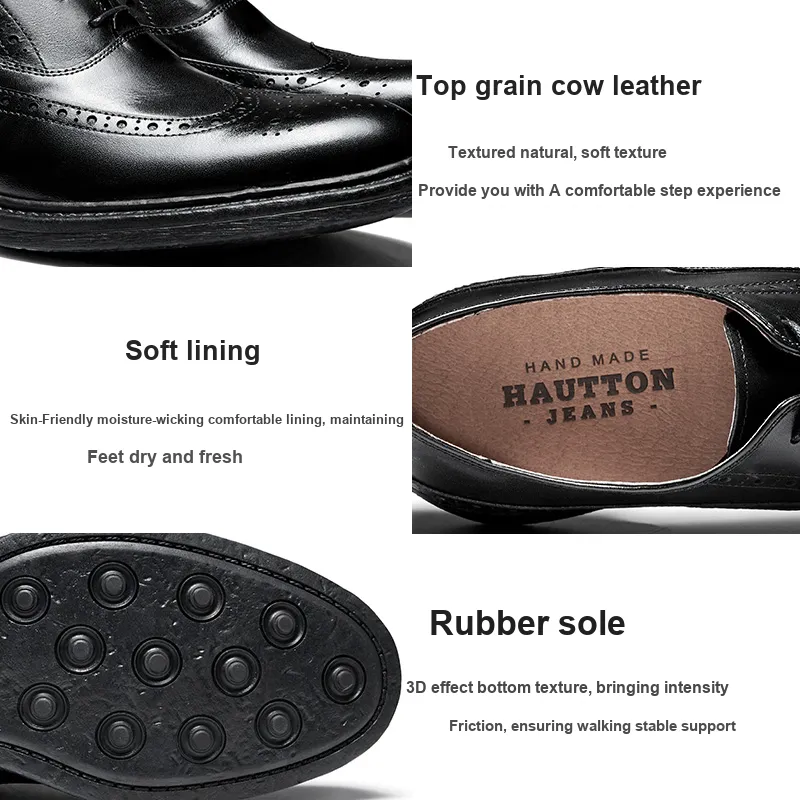 Hautton Jeans Dress Shoes Men's-6