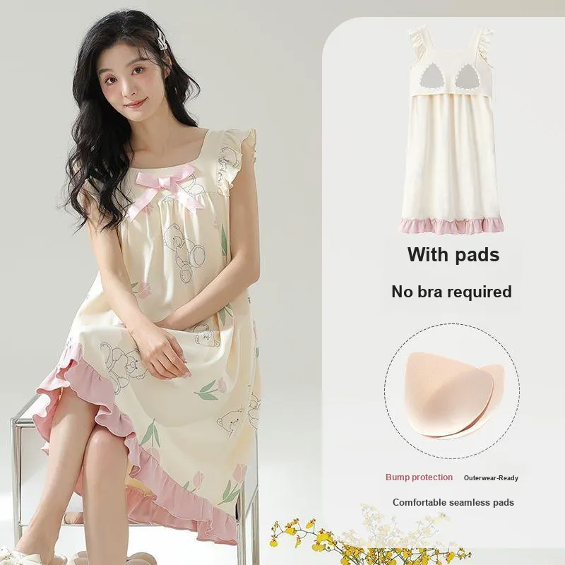 XISHE Women's Nightgowns-2