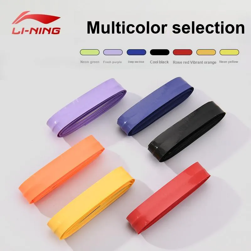 LiNing Badminton Grip Tape Pink PU Thin-3