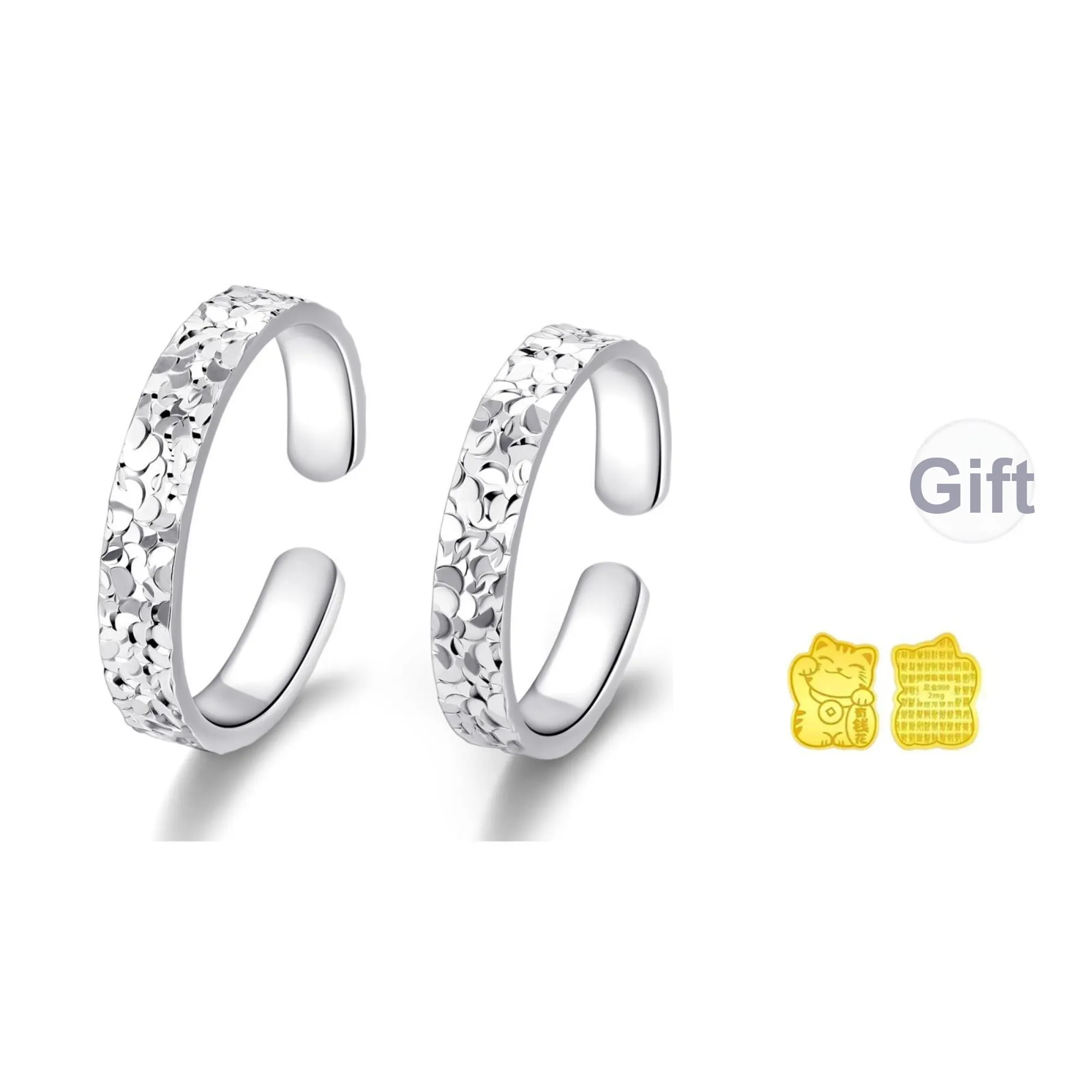Central Fashion 999 Fine Silver Rings Unisex
