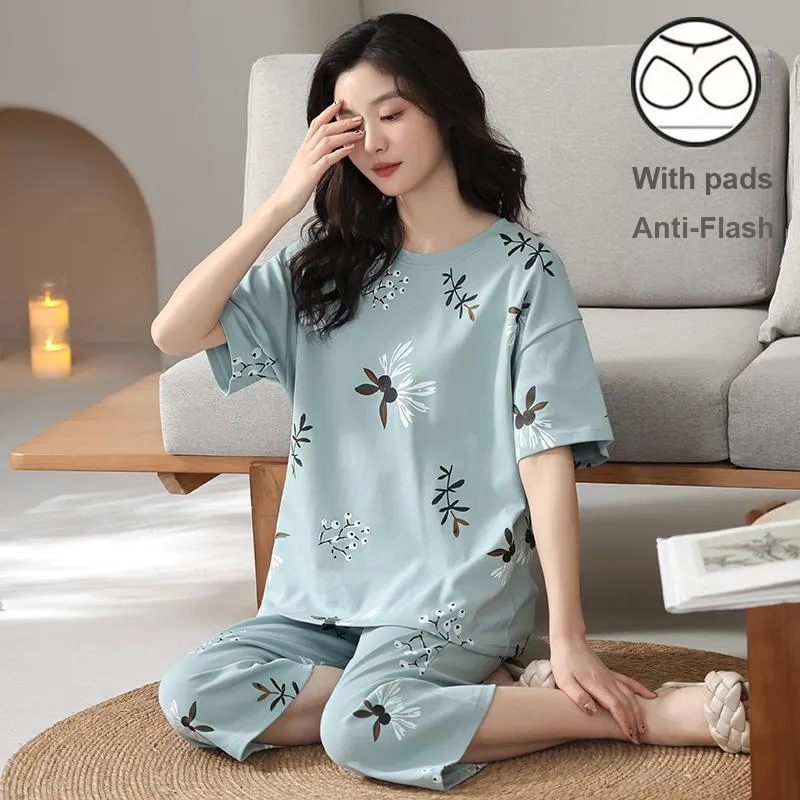 GOSO Pajama Set Women's Turquoise-5