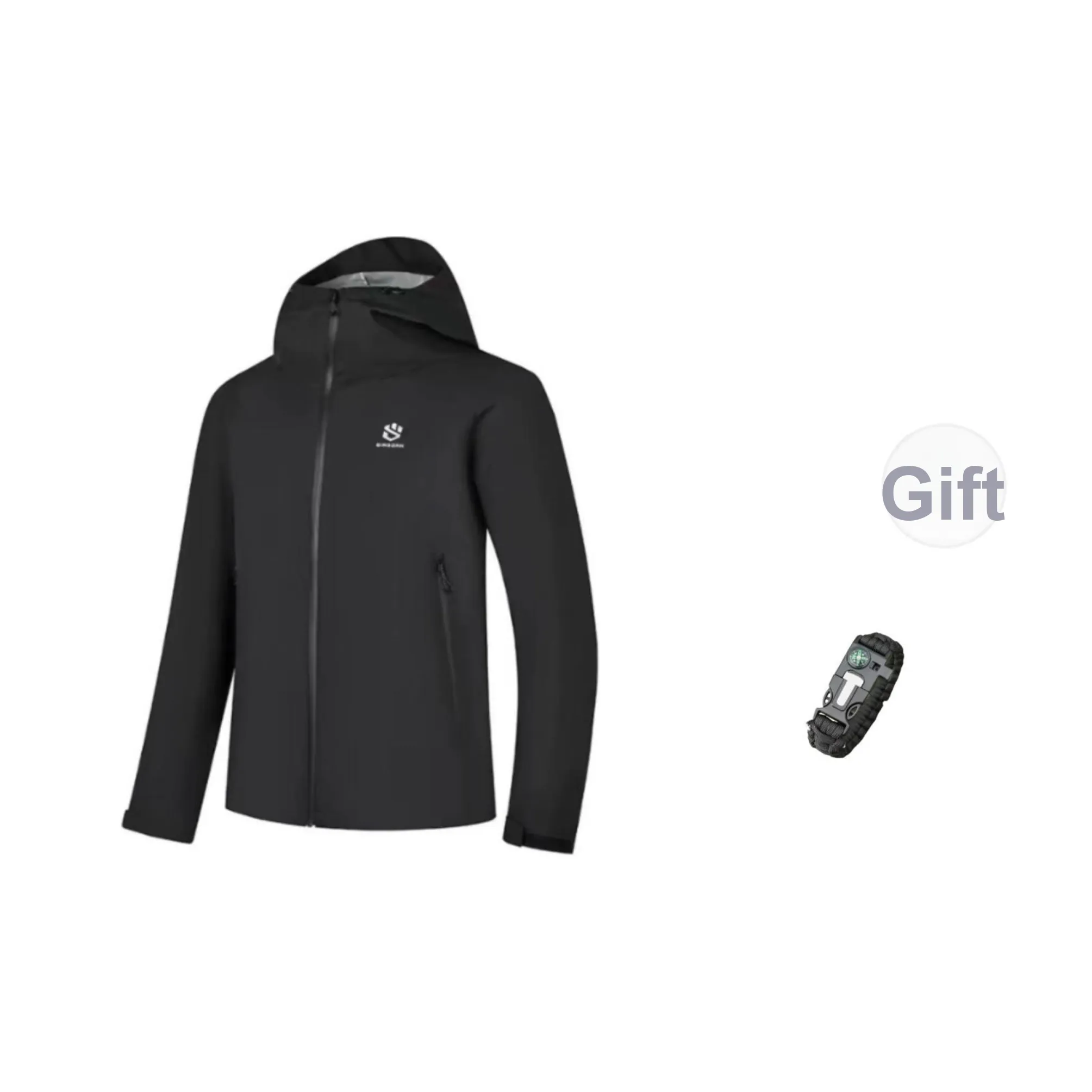 Jordan Windbreaker Jackets Unisex Black