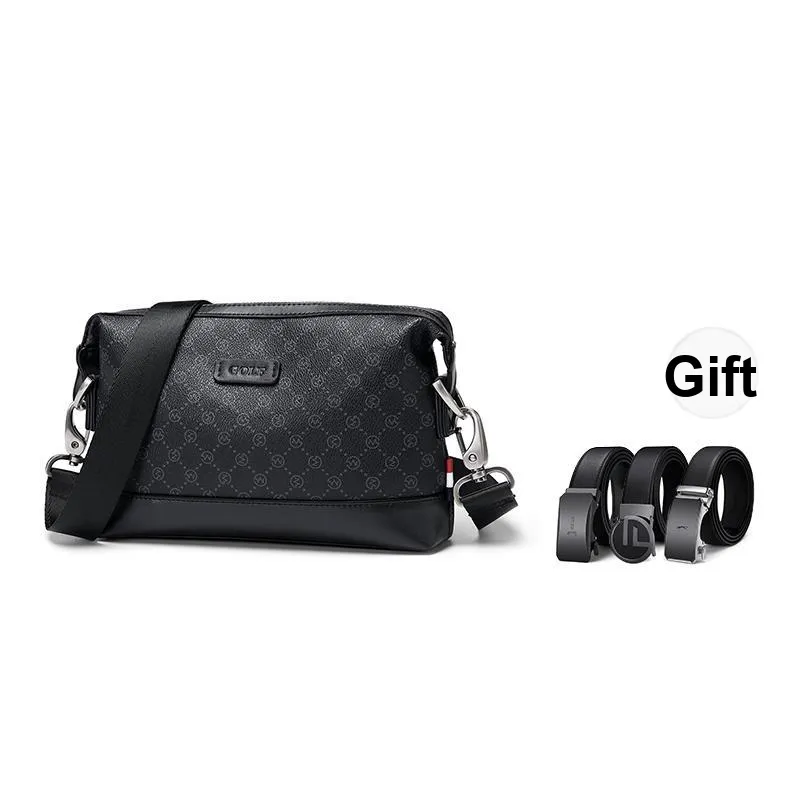 GOLF PVC Commute Bag, Shoulder Bag Regular Men's Black