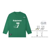 Pikachu Style Vintage Green+2 Pack Socks