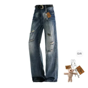 HOKLV Jeans Unisex
