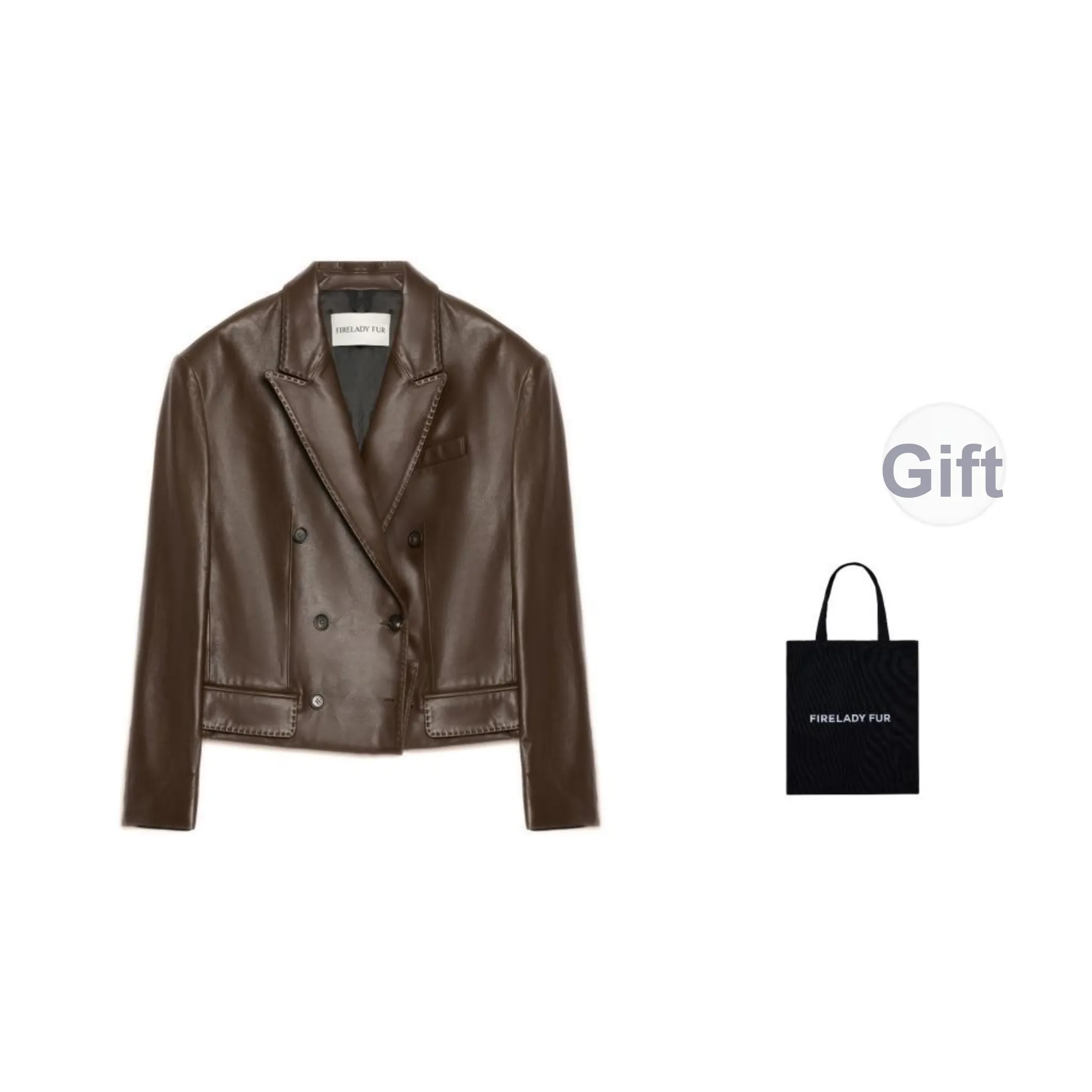 FIRELADY FUR Leather Jacket Women's
