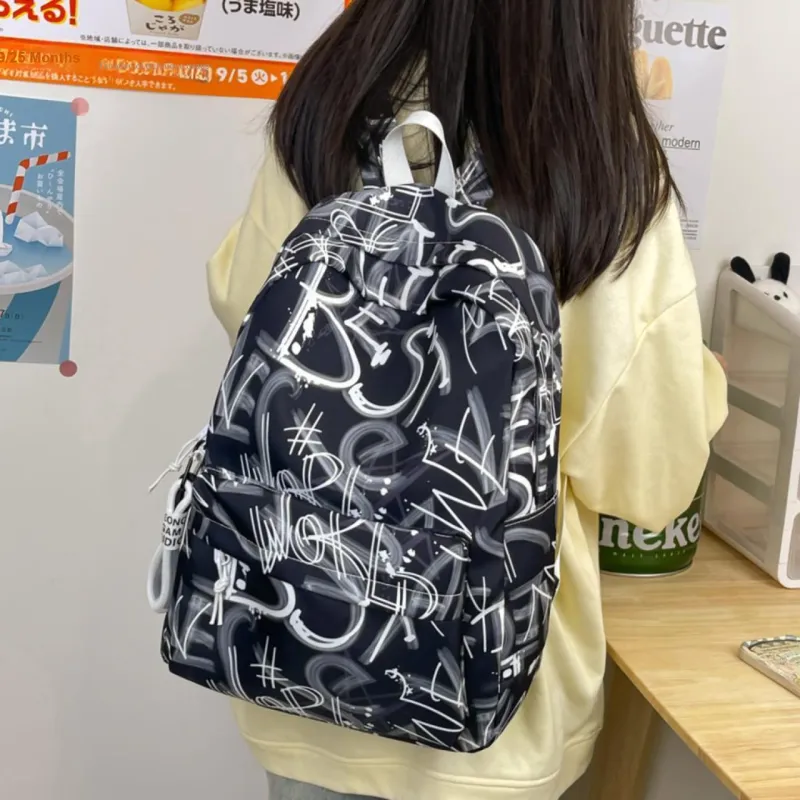 LEXI Nylon Backpack Unisex Multicolor-18