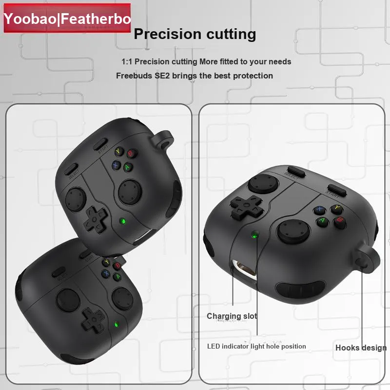 Yoobao Compatibility  Huawei Buds SE3/2 Silicone Game Console Design Headphone Cases-4