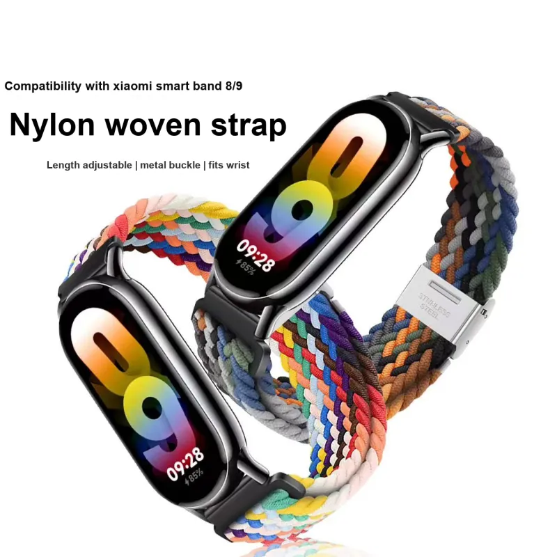 MUZHITIANKONG Xiaomi Compatibility Watch Band 19CM Nylon Material-2