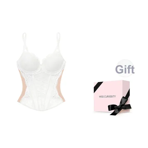 MISS CURIOSITY Белый Женский Бюстгальтер