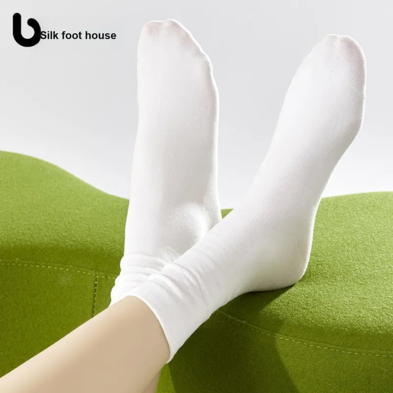 Temooues Mid-Calf Socks Women's Combo Set-4