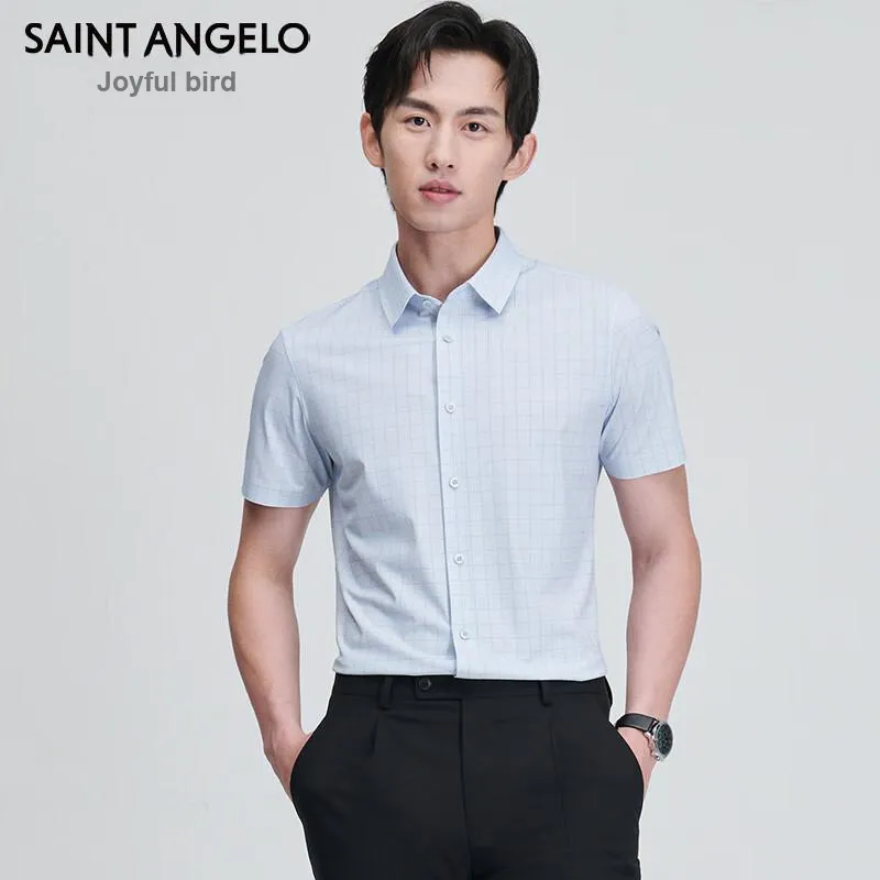 SAINT ANGELO Shirts Unisex Sky Blue-1