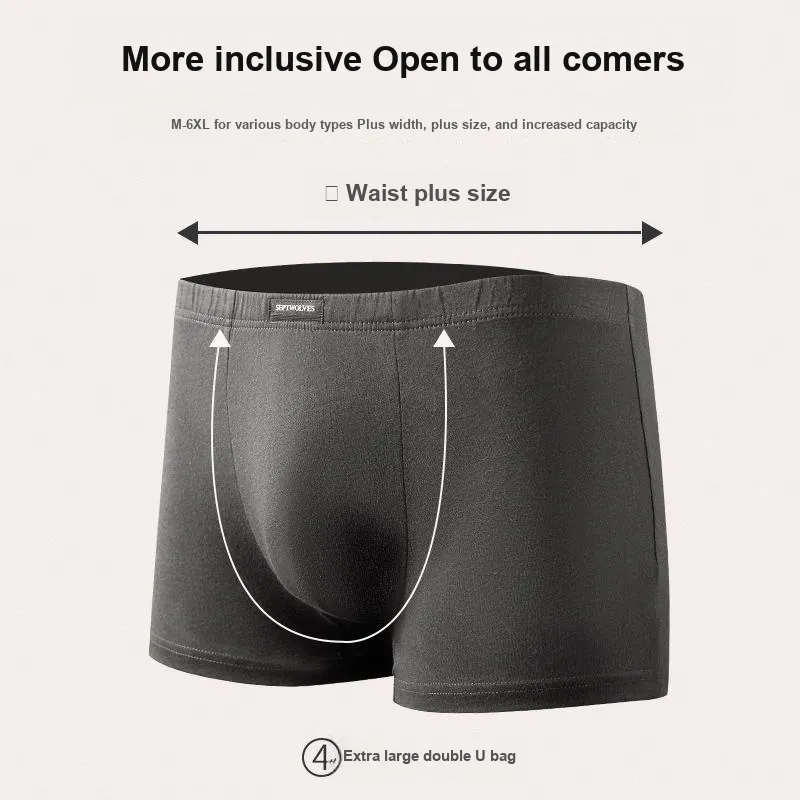 SEPTWOLVES Underpants Men's 4 Pack Gift Box Set+Shopping Bag-94