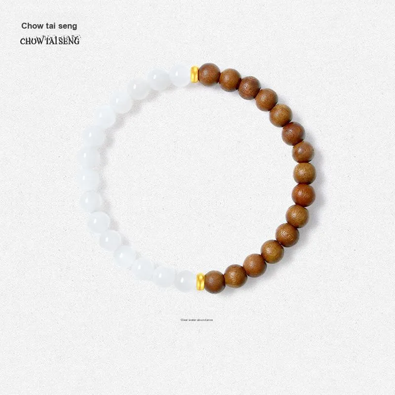 CHOW TAI SENG Bracelets White Jade Women's-2
