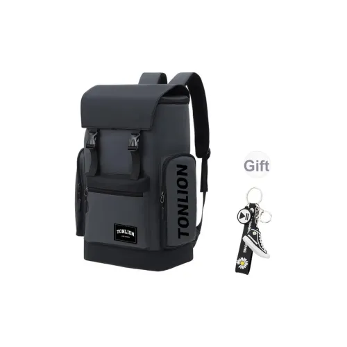 Tonlion Ткань Рюкзак Унисекс Черный Серый