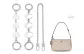 [Silver]Camellia+Moon Extender Chain+Decorative Chain