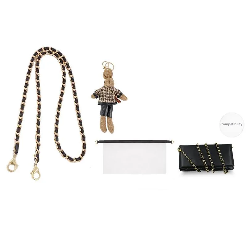 Metal Bag Chain Liner Women's Gold Tone-4