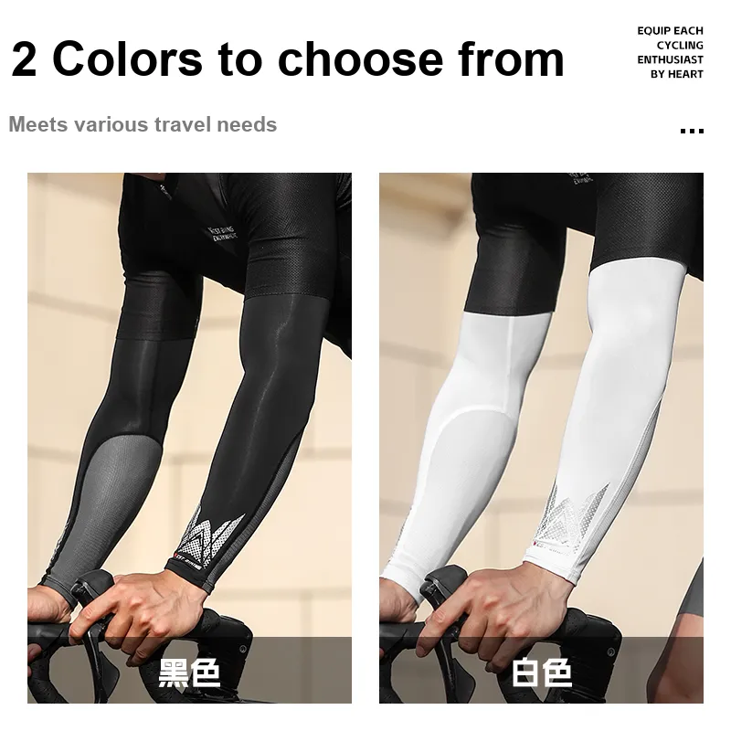 WEST BIKING Riding Equipment Cycling Arm Warmers Unisex Polyamide Elastane 41*7*12cm-5
