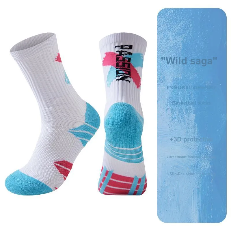 MIIOW Trend Party Series Basketball Socks Unisex 3 Pack-4
