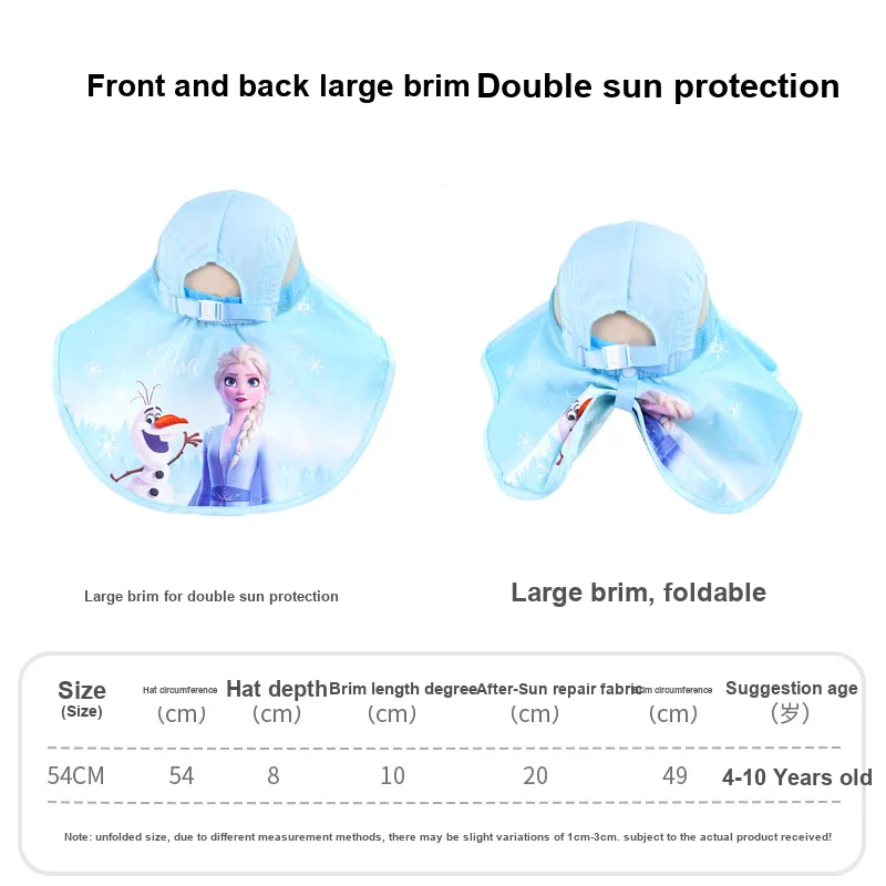 Disney Frozen Series Polyester Sun Hat Kids'-10