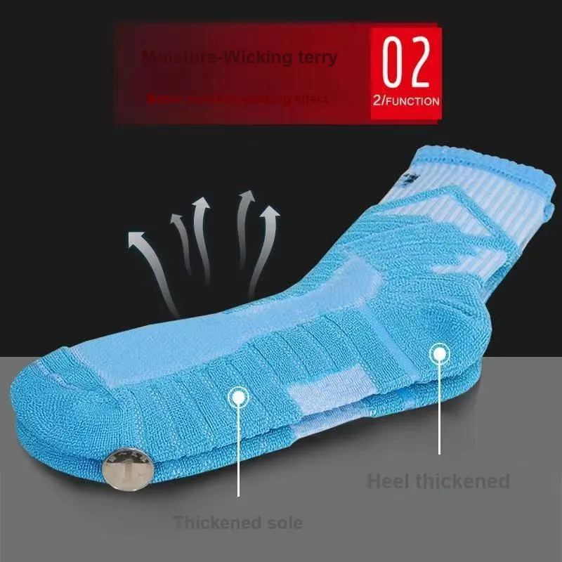 Gentle Welcome Basketball Socks Men's Combo Set-11