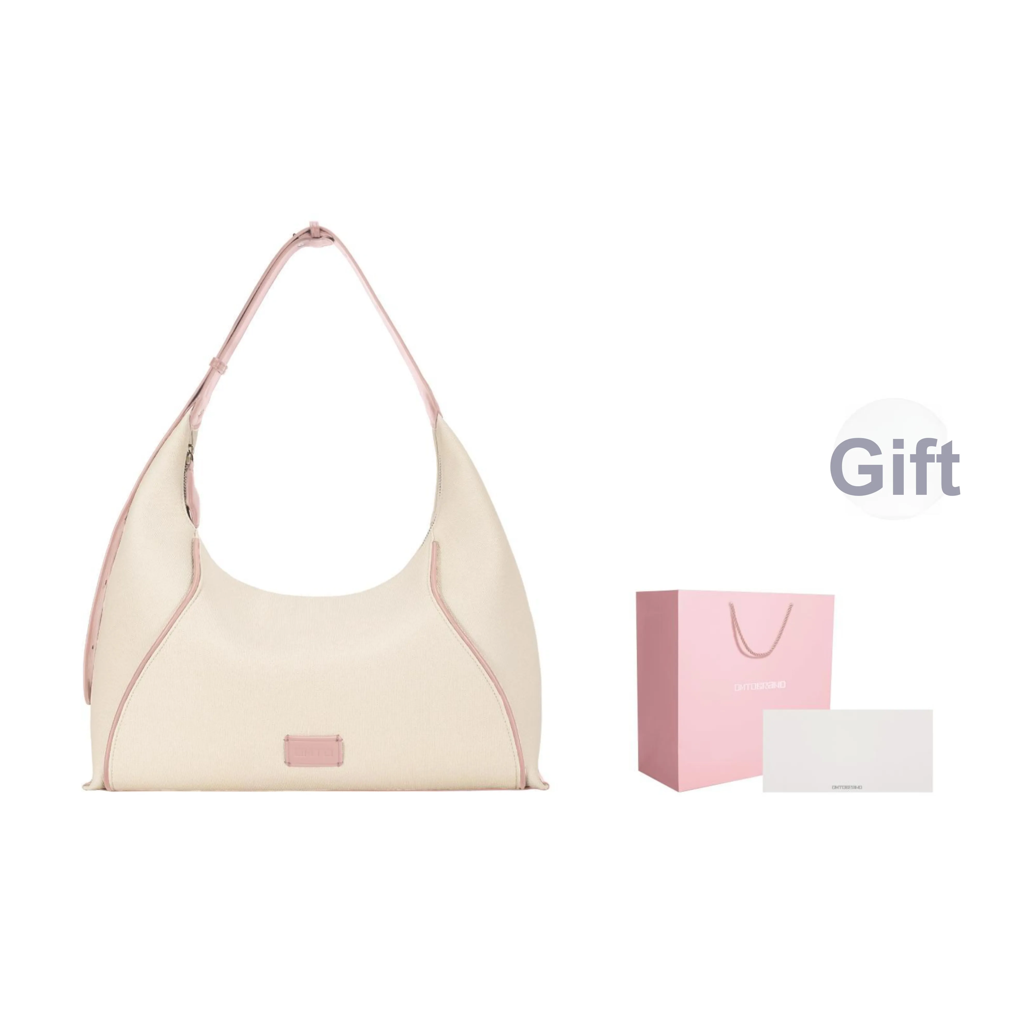 OMTO Сумка через плечо из микрофибры сумка на плечо обычная женская овсяный цвет