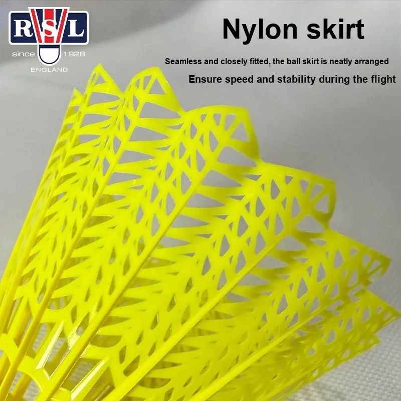 RSL YL300 Nylon Shuttlecock 6 Pack Nylon Shuttlecocks-15
