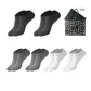 Short 6 Pack Box Included (2 Black+2 Gray+2 White)