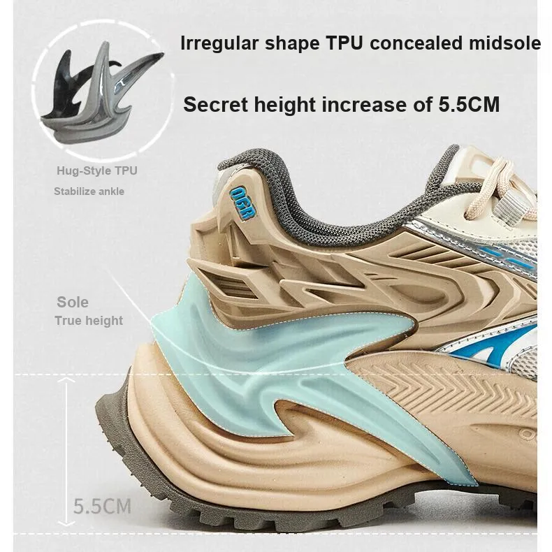 OGR Low-Top Running Shoes Unisex Light Dune-6